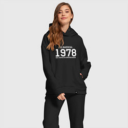 Женский костюм оверсайз Год выпуска 1978, цвет: черный — фото 2