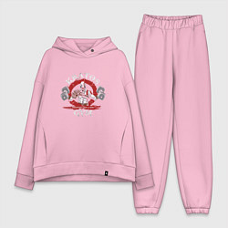 Женский костюм оверсайз Kratos Gym, цвет: светло-розовый