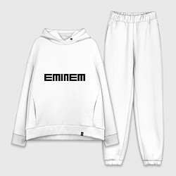 Женский костюм оверсайз Eminem: minimalism, цвет: белый