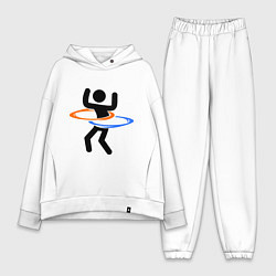 Женский костюм оверсайз Portal Рoops