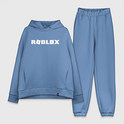 Женский костюм оверсайз Roblox Logo, цвет: мягкое небо