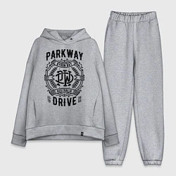 Женский костюм оверсайз Parkway Drive: Australia, цвет: меланж