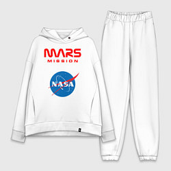 Женский костюм оверсайз Nasa Mars mission, цвет: белый