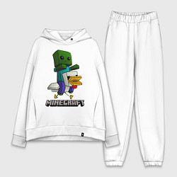 Женский костюм оверсайз MINECRAFT, цвет: белый