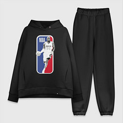 Женский костюм оверсайз NBA Kobe Bryant, цвет: черный