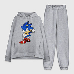 Женский костюм оверсайз SONIC, цвет: меланж