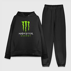 Женский костюм оверсайз MONSTER ENERGY, цвет: черный