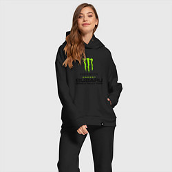 Женский костюм оверсайз MONSTER ENERGY Z, цвет: черный — фото 2