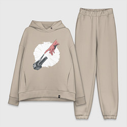 Женский костюм оверсайз Сотворение Адама - Мотоцикл