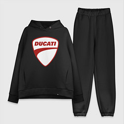 Женский костюм оверсайз Ducati Logo Дукати Лого Z