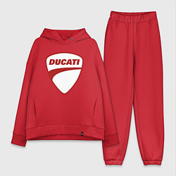 Женский костюм оверсайз Ducati Logo Дукати Лого Z