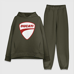 Женский костюм оверсайз Ducati Logo Дукати Лого Z