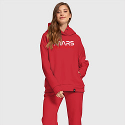 Женский костюм оверсайз MARS - Perseverance, цвет: красный — фото 2