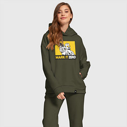 Женский костюм оверсайз Mark It Zero Большой Лебовски, цвет: хаки — фото 2