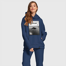 Женский костюм оверсайз Дон Вито Корлеоне, цвет: тёмно-синий — фото 2