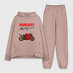 Женский костюм оверсайз DUCATI ДУКАТИ MOTOSPORT