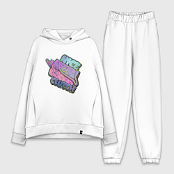 Женский костюм оверсайз Nice clutch, цвет: белый