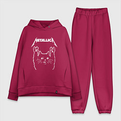 Женский костюм оверсайз METALLICA МЕТАЛЛИКА