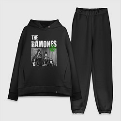 Женский костюм оверсайз The Ramones Рамоунз, цвет: черный