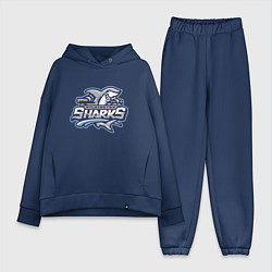 Женский костюм оверсайз Wilmington sharks -baseball team