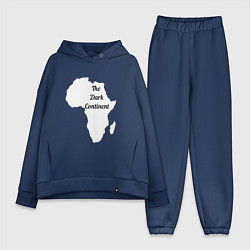 Женский костюм оверсайз The Dark Continent Африка, цвет: тёмно-синий