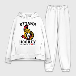 Женский костюм оверсайз OTTAWA SENATORS ОТТАВА СЕНАТОРЗ, цвет: белый