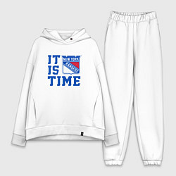 Женский костюм оверсайз It is New York Rangers Time Нью Йорк Рейнджерс, цвет: белый