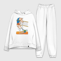 Женский костюм оверсайз Мощный волейбольный удар