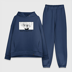 Женский костюм оверсайз КИЛЛУА ANIME EYES, цвет: тёмно-синий