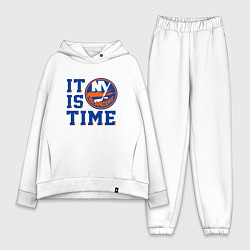Женский костюм оверсайз It Is New York Islanders Time Нью Йорк Айлендерс, цвет: белый