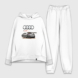 Женский костюм оверсайз Audi Racing team