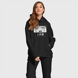 Женский костюм оверсайз Фарфоровая кукла взгляд Marin Kitagawa, цвет: черный — фото 2