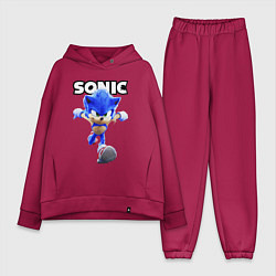 Женский костюм оверсайз Sonic the Hedgehog 2