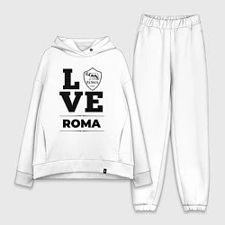 Женский костюм оверсайз Roma Love Классика, цвет: белый