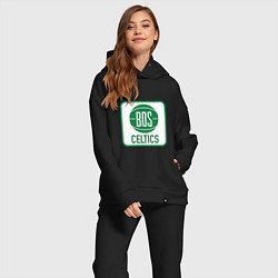 Женский костюм оверсайз Bos Celtics, цвет: черный — фото 2