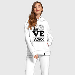 Женский костюм оверсайз Ajax Love Классика, цвет: белый — фото 2