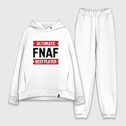 Женский костюм оверсайз FNAF: таблички Ultimate и Best Player