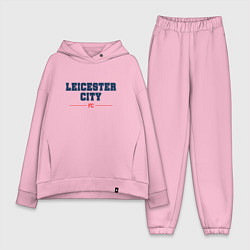 Женский костюм оверсайз Leicester City FC Classic цвета светло-розовый — фото 1