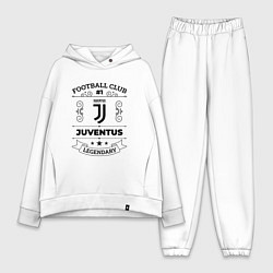 Женский костюм оверсайз Juventus: Football Club Number 1 Legendary, цвет: белый