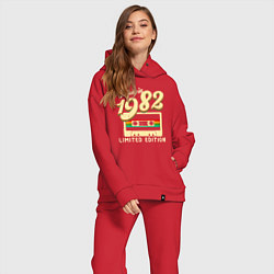 Женский костюм оверсайз Сделано в 1982 году, ограниченная серия, цвет: красный — фото 2