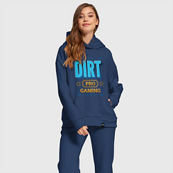 Женский костюм оверсайз Игра Dirt pro gaming, цвет: тёмно-синий — фото 2