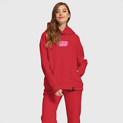 Женский костюм оверсайз Arson ver 2 j-hope BTS, цвет: красный — фото 2