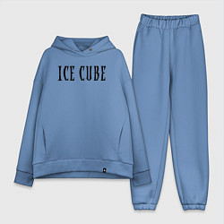 Женский костюм оверсайз Ice Cube - logo, цвет: мягкое небо