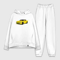 Женский костюм оверсайз Chevrolet Camaro American Car, цвет: белый