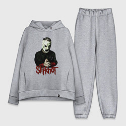 Женский костюм оверсайз Slipknot mask, цвет: меланж