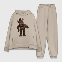 Женский костюм оверсайз Фредди сломан, цвет: миндальный