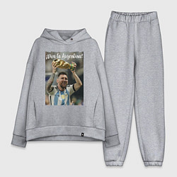 Женский костюм оверсайз Lionel Messi - world champion - Argentina