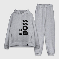 Женский костюм оверсайз BIG BOSS - темная