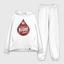 Женский костюм оверсайз Dota blood, цвет: белый