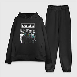 Женский костюм оверсайз Oasis рок группа